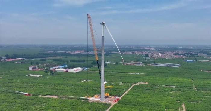 “全球第一吊”再臨燕趙！166米，XCA4000助力華北綠電