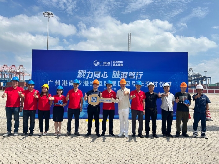 全力以赴！徐工純電動港口牽引車綠動廣州南沙港